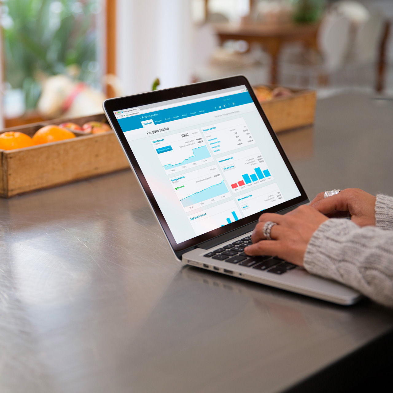 xero accounting screen